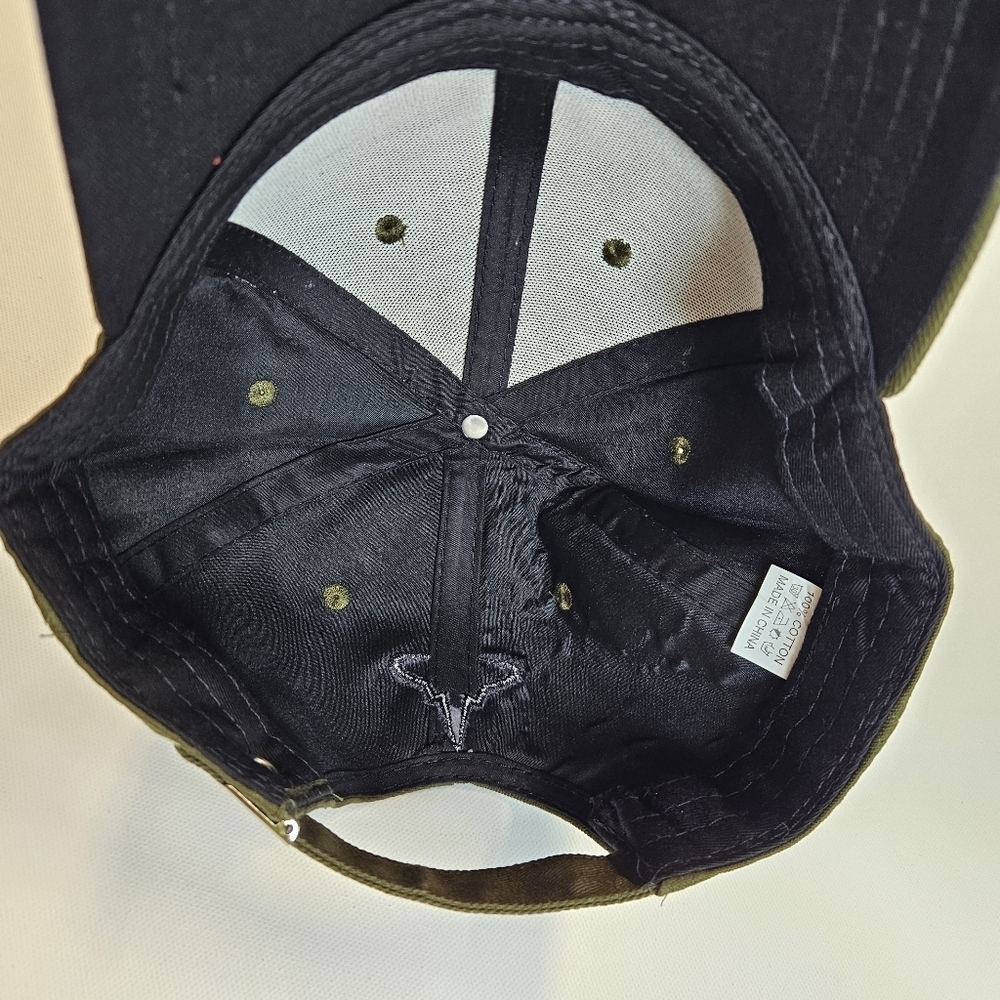 Green Stitched Rafa Baseball Cap Adjustable - Picture 4 of 5